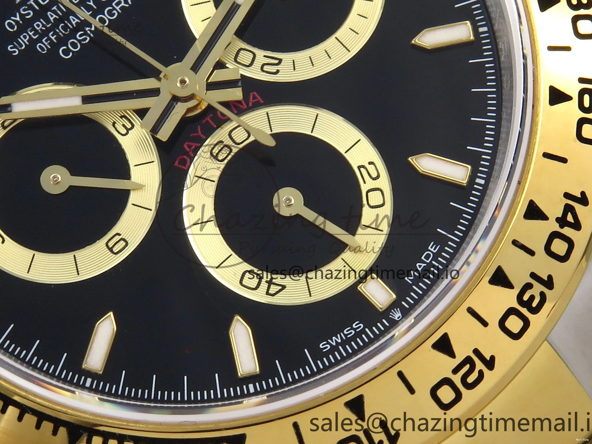 MiroTime 0128 Daytona 126503 QF 1:1 Best Edition Black Dial on SS YG Braclet SH4131 V TechFriendly 1273